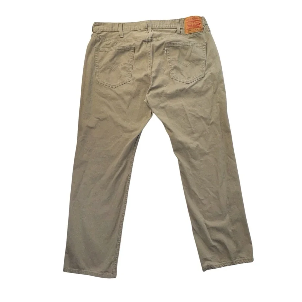Levi's 559 Relaxed Straight Jeans Men 40x32 (43x31) Khaki Tan Denim 5 Pocket